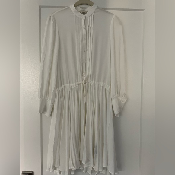 Zadig & Voltaire White Long Sleeve Dress - Picture 1 of 3